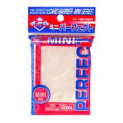 proteggi carte mini pacchetto da 100 bustine Perfect Size Clear 60x87mm