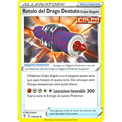 158 / 203 Rotolo del Drago Dentuto Colpo Singolo Non Comune normale (IT) -NEAR MINT-