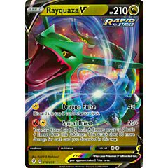 110 / 203 Rayquaza V Rara Holo V foil (EN) -NEAR MINT-