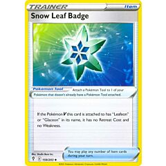 159 / 203 Snow Leaf Badge Non Comune normale (EN) -NEAR MINT-