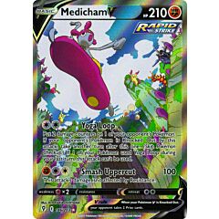 186 / 203 Medicham V Ultra Rara V Full Art foil (EN) -NEAR MINT-