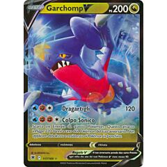 117/189 Garchomp V Rara Holo V foil (IT) -NEAR MINT-