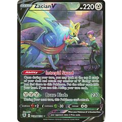 TG21/TG30 Zacian V Rara Segreta foil (EN) -NEAR MINT-