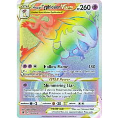193/189 Hisuian Typhlosion VSTAR Rara Segreta V ASTRO Rainbow foil (EN) -NEAR MINT-