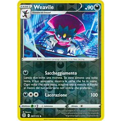 087 / 172 Weavile Non comune Reverse foil (IT) -NEAR MINT-