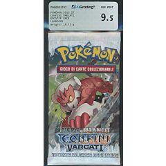 Nero e Bianco Confini Varcati busta 10 carte Artwork Landorus Forma Totem (IT) / AIG 9.5