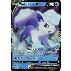 033 / 195 Alolan Vulpix V Rara Holo V foil (IT) -NEAR MINT-