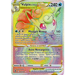 197 / 195 Alolan Vulpix V ASTRO Rara Segreta V ASTRO Raibow foil (IT) -NEAR MINT-