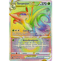 196 / 195 Serperior V ASTRO Rara Segreta V ASTRO Raibow foil (IT) -NEAR MINT-