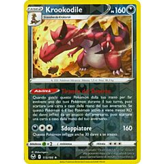 113 / 195 Krookodile Rara foil reverse (IT) -NEAR MINT-