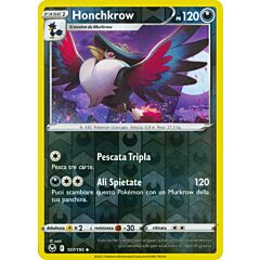 107 / 195 Honchkrow Non Comune foil reverse (IT) -NEAR MINT-
