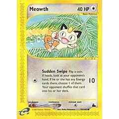 078 / 144 Meowth comune (EN) -NEAR MINT-