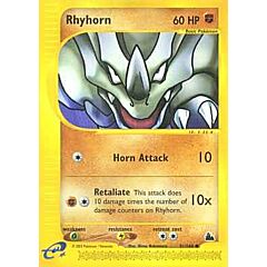 091 / 144 Rhyhorn comune (EN) -NEAR MINT-