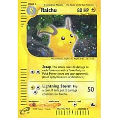 H25 / H32 Raichu rara foil (EN) -NEAR MINT-