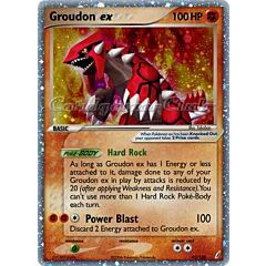 093 / 100 Groudon EX rara ex foil (EN) -NEAR MINT-