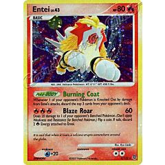 004 / 132 Entei LV.43 rara foil (EN) -NEAR MINT-