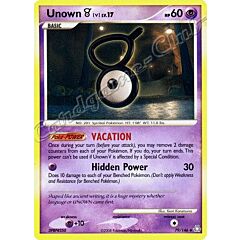 079 / 146 Unown V LV.17 non comune (EN) -NEAR MINT-