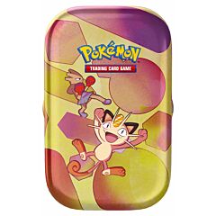 Scarlatto e Violetto 151 Mini Tin da collezione Meowth e Hitmonchan (IT)