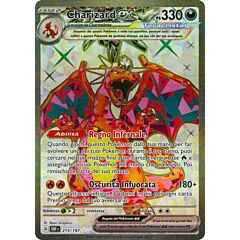 215 / 197 Charizard ex Rara Segreta foil (IT) -NEAR MINT-