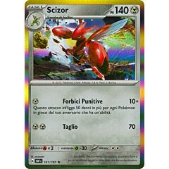 141 / 197 Scizor Rara foil (IT) -NEAR MINT-