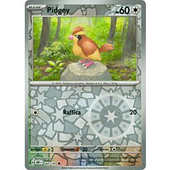 162 / 197 Pidgey Comune foil reverse (IT) -NEAR MINT-