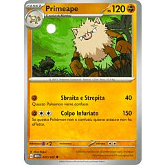 057 / 165 Primeape Non Comune normale (IT) -NEAR MINT-