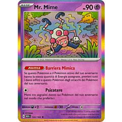 122 / 165 Mr. Mime Rara foil (IT) -NEAR MINT-