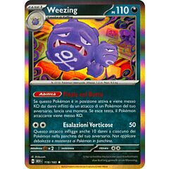 110 / 165 Weezing Rara foil (IT) -NEAR MINT-