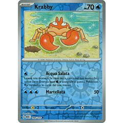 098 / 165 Krabby Comune foil reverse (IT)