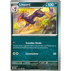 115 / 182 Liepard Comune normale (IT) -NEAR MINT-