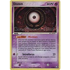 O / 28 Unown rara foil (IT) -NEAR MINT-