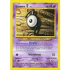 027 / 105 Unown G rara unlimited (IT) -NEAR MINT-