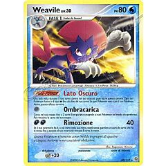 040 / 132 Weavile LIV.30 rara (IT) -NEAR MINT-