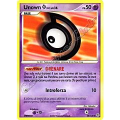 068 / 130 Unown D LIV.14 non comune (IT) -NEAR MINT-