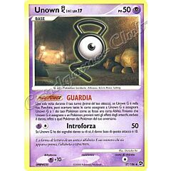 057 / 106 Unown G LIV.17 non comune (IT) -NEAR MINT-
