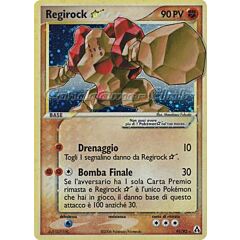 91 / 92 Regirock rara "star" foil (IT) -NEAR MINT-