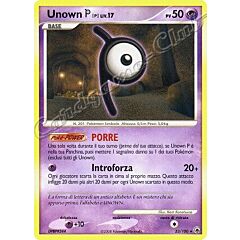 033 / 100 Unown P LIV.17 rara (IT) -NEAR MINT-