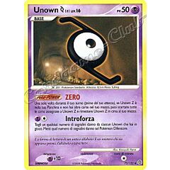072 / 132 Unown Z LIV.16 non comune (IT) -NEAR MINT-