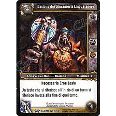 ILLIDAN 229 / 252 Bastone dei Giuramorte Linguacenere rara -NEAR MINT-