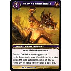 OUTLAND 080 / 246 Rabbia Sciamanistica rara -NEAR MINT-
