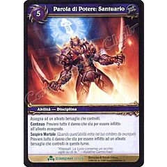 SCOURGEWAR 073 / 270 Parola di Potere: Santuario non comune -NEAR MINT-