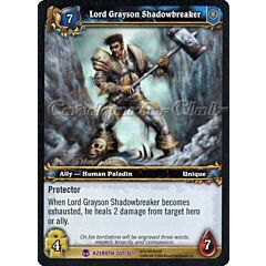 AZEROTH 201 / 361 Lord Grayson Shadowbreaker epica -NEAR MINT-