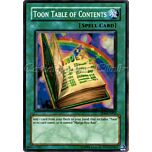 TP6-EN002 Toon Table of Contents super rara (EN) -NEAR MINT-