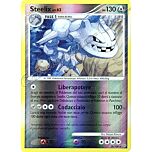 028 / 100 Steelix LV.63 rara foil reverse (IT) -NEAR MINT-