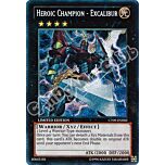 CT09-EN002 Heroic Champion - Excalibur rara segreta Edizione Limitata (EN) -NEAR MINT-