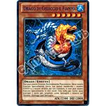 Duelist League 15 DL15-IT005 Drago di Ghiaccio e Fiamma rara scritta blu Unlimited (IT) -NEAR MINT-