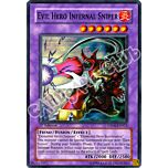 DP06-EN012 Evil Hero Infernal Sniper super rara 1a Edizione (EN) -NEAR MINT-
