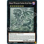 CORE-IT054 Drago Metallico Fiamma Occhi Rossi rara ghost 1a edizione (IT) -NEAR MINT-