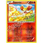 011 / 124 Fennekin comune foil reverse (IT) -NEAR MINT-