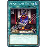 OP08-IT023 Appunti Arte Ninjitsu comune (IT) -NEAR MINT-